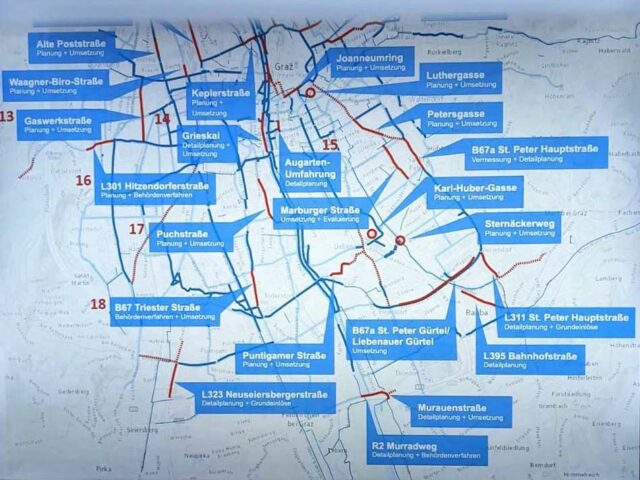 Radausbau Graz Plan