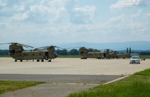 US Chinook am Flughafen Graz