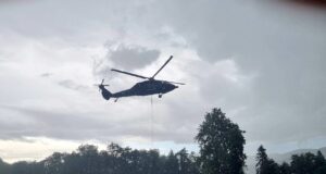 Bundesheer Hubschrauber Starkregen