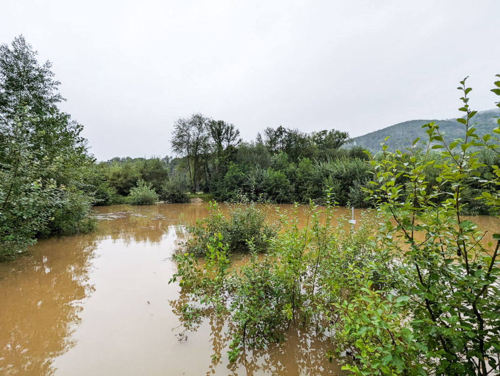 Hochwasser Rückhaltebecken Bründelgasse