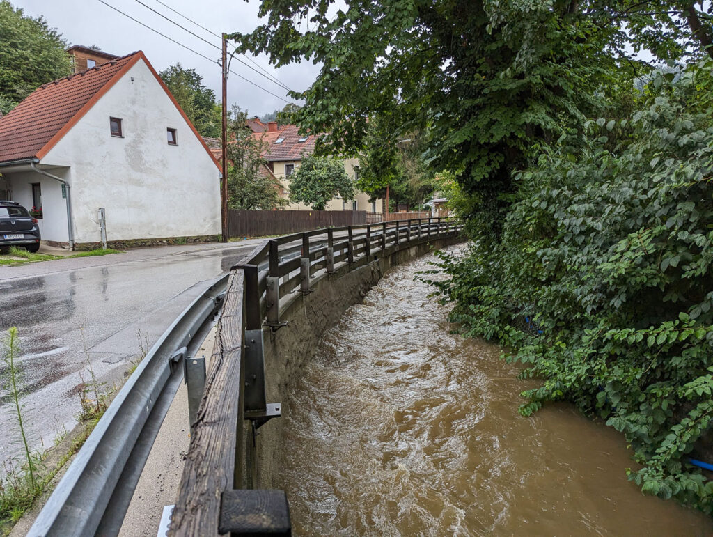 Thalbach Hochwasser Thalstraße