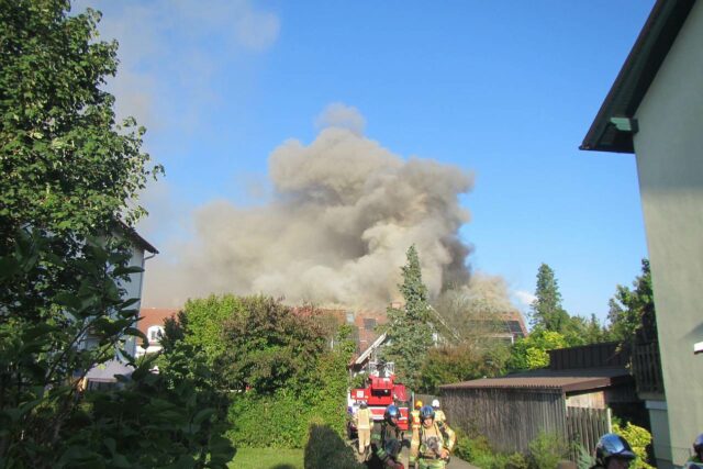 Einfamilienhaus Feuer