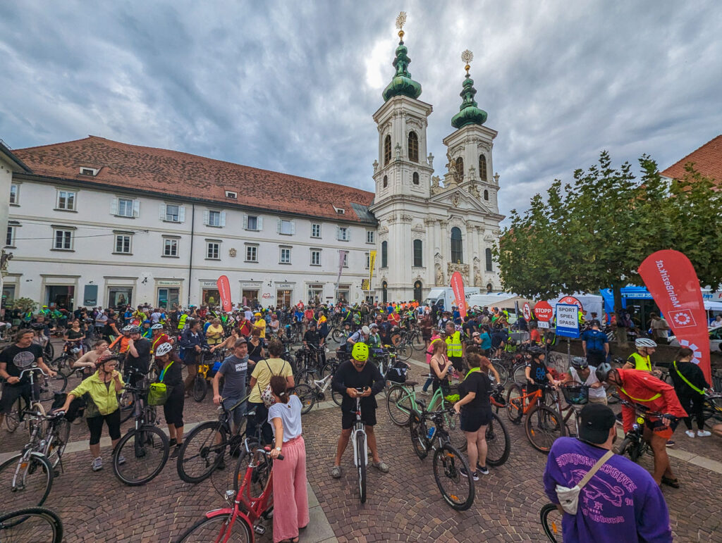 Tour de Graz Start am Mariahilferplatz