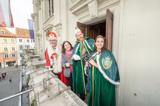 Fasching Rathaus Graz Bürgermeisterin Kahr