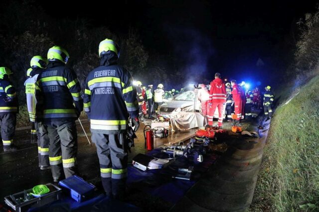 Unfall in der Nacht Knittelfeld