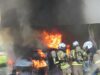 Abgestelltes Auto fing Feuer und brannte aus Autobrand in Ries