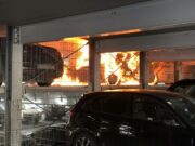 Parkgaragenbrand im Brauqartier