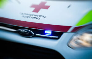 Tödlicher Unfall auf Rennstrecke in Spielberg Rettungsauto im Einsatz