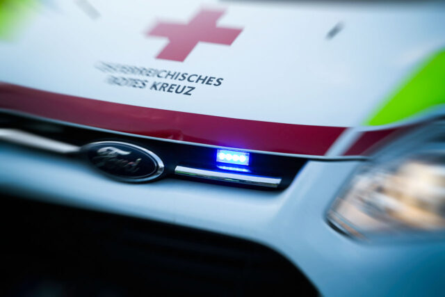 Rettungsauto im Einsatz