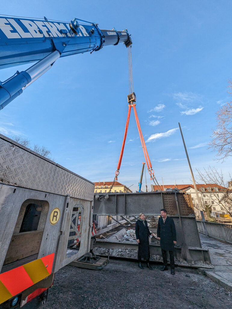 Tegetthoffbrücke wird zerlegt