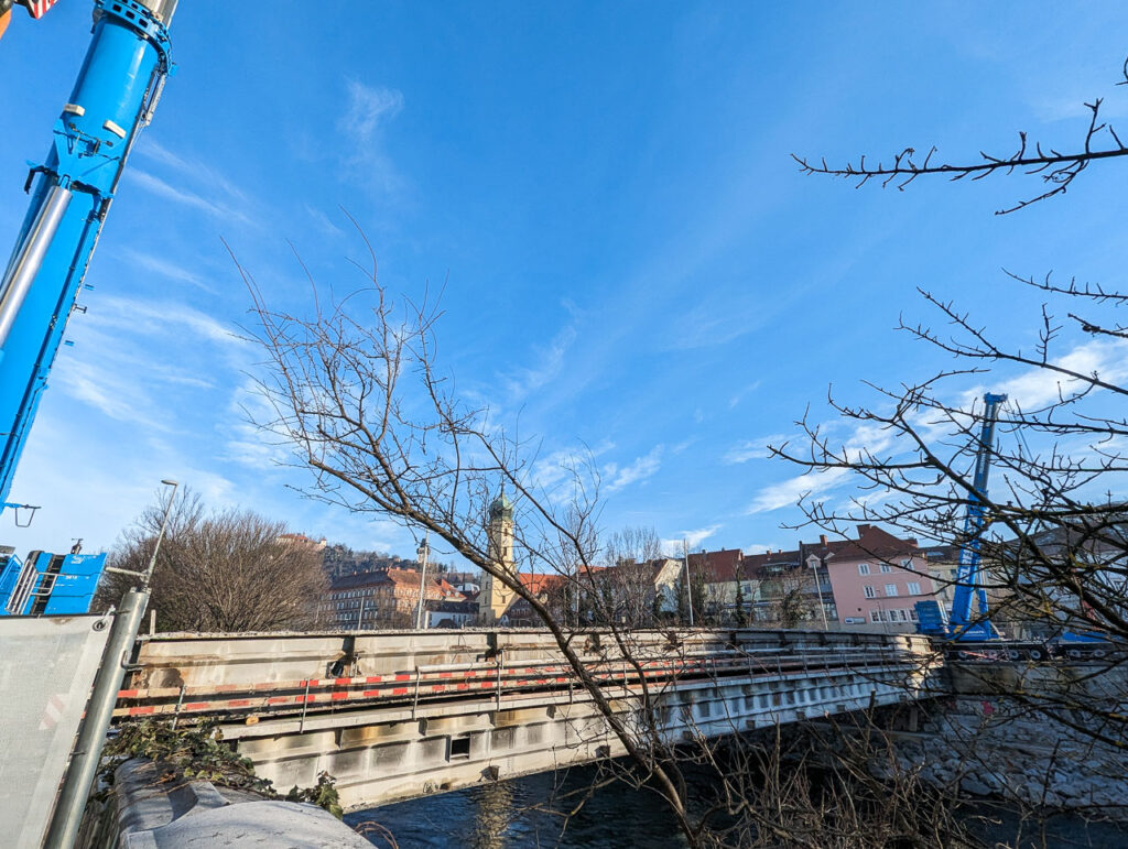 Tegetthoffbrücke Demontage