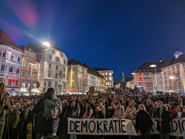 Demonstration gegen Rechts am 3. Februar
