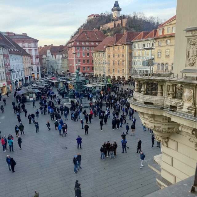 Slovan Bratislava Fans in Graz