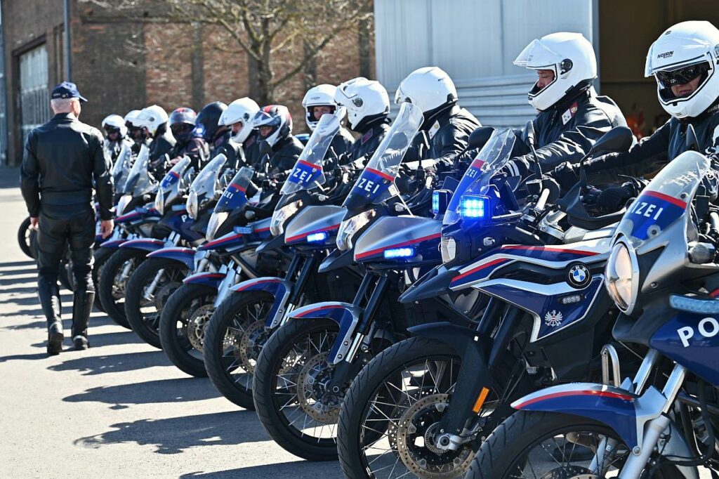 Motorradpolizei Fahrsicherheitstraining