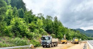 Sperre nach Murenabgang A9