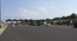 Autobahn Mautstation in Kroatien