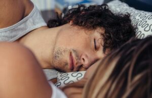 Schlafen im Bett