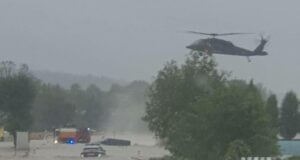 Bundesheer Hubschrauber Rettung Hochwasser