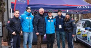 Nightrace Polizei Skifahrer Kunasek