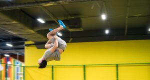 Trampolin springen