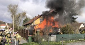 Wintergarten in Brand