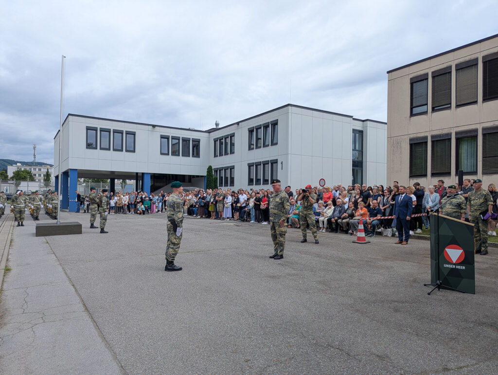Angelobung Gablenz Kaserne
