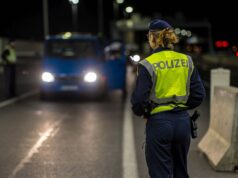 Grenzkontrolle der Polizei
