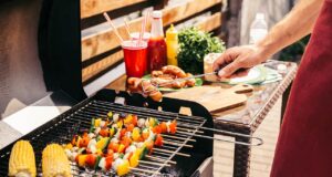Grillen am Balkon