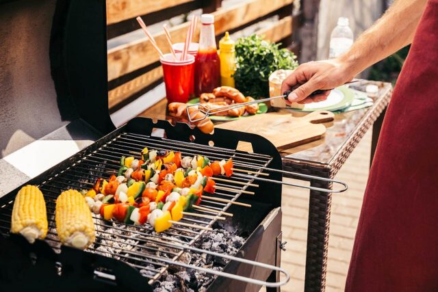 Grillen am Balkon