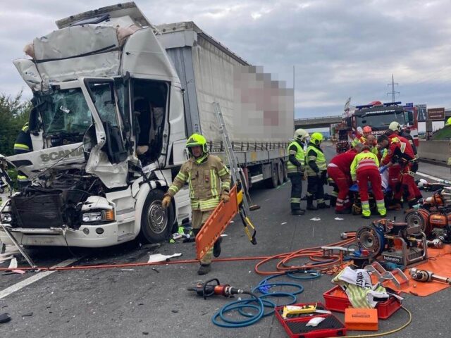 LKW Unfall auf der A9 bei Unterpremstätten