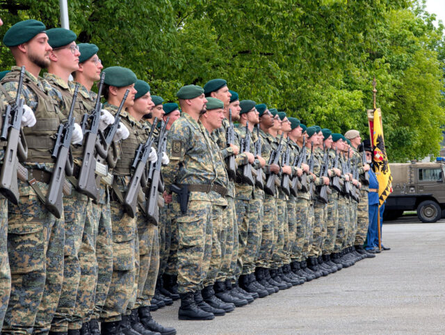 Rekruten Angelobung Gablenz Kaserne