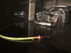 Autobrand Tiefgarage