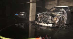 Autobrand Tiefgarage