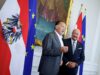 Schwarzenegger besucht Bundeskanzleramt