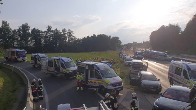 Massenkarambolage auf der A2