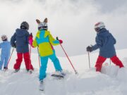 Kinder Skifahren