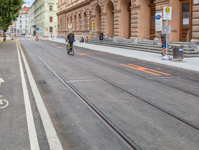 Neutorgasse Schienen
