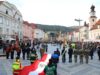 Flaggenparade in Leoben