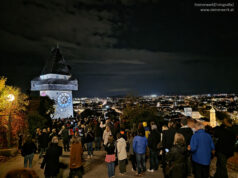 Klanglicht Besucher am Schloßberg