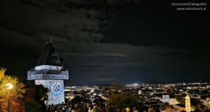 Klanglicht Besucher am Schloßberg