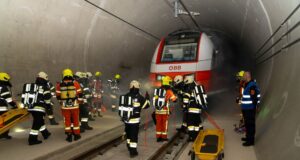 Tunnelübung Koralmtunnel