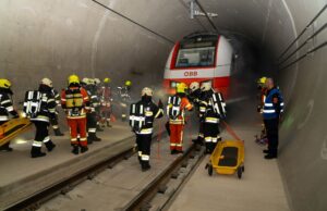 Tunnelübung Koralmtunnel
