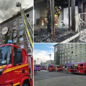 Feuerwehr beim Hotel Daniel