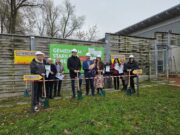 Spatenstich vom Hndebereich in der Arche Noah Graz