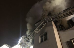 Zimmerbrand in der Herrgottwiesgasse – drei Katzen verendet