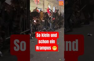 Social-Media-Hit: Kleine Krampusse beim Krampuslauf