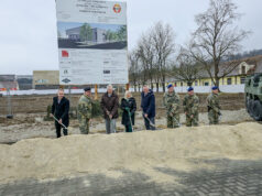 Spatenstich für neue Panzerwerkstätte in Graz Spatenstich Panzerhalle Gablenzkaserne