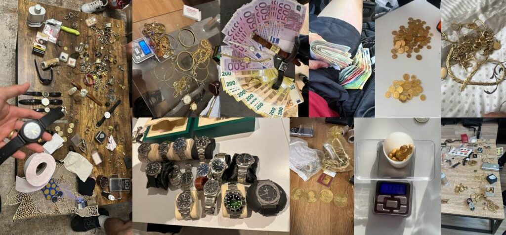 Diebesgut der chilenischen Einbrecherbande