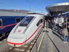 ICE „Steiermark“ offiziell in Graz getauft ICE 4 Steiermark am Hauptbahnhof Graz