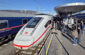 ICE „Steiermark“ offiziell in Graz getauft ICE 4 Steiermark am Hauptbahnhof Graz